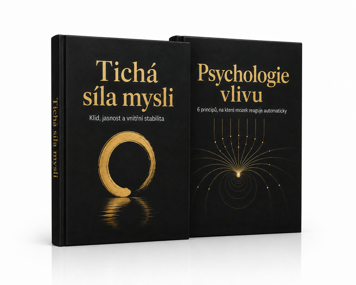 SADA DVOU KNIH - Tichá síla mysli + Psychologie vlivu