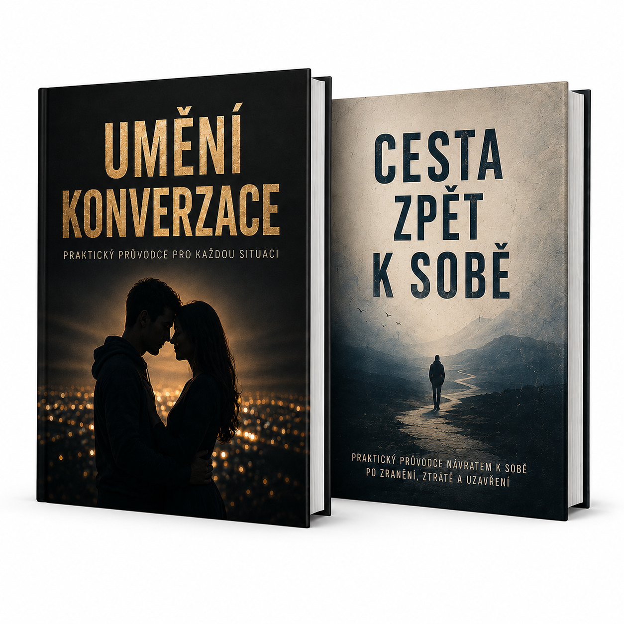 SADA DVOU KNIH – UMĚNÍ KONVERZACE + CESTA ZPĚT K SOBĚ