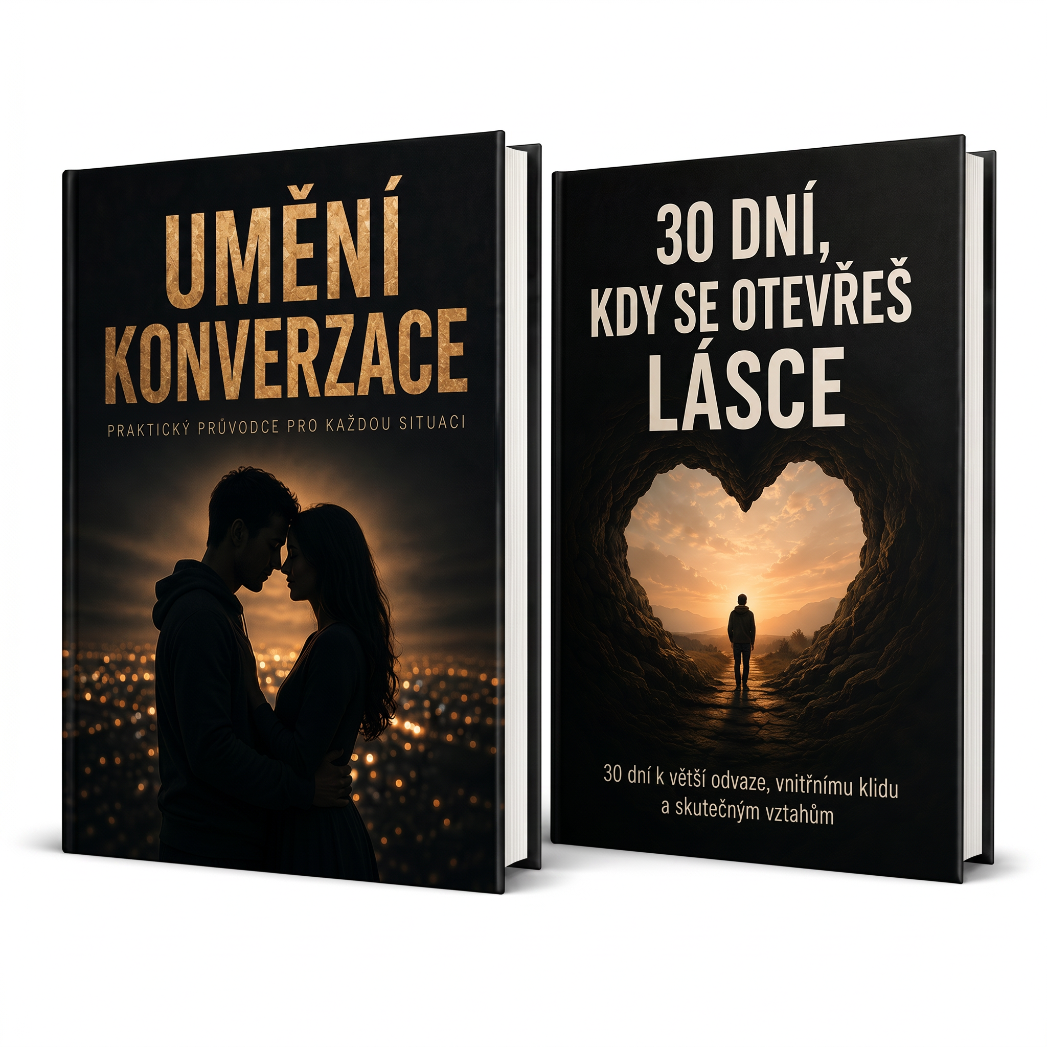 SADA DVOU KNIH – UMĚNÍ KONVERZACE + 30 DNÍ KDY SE OTEVŘEŠ LÁSCE